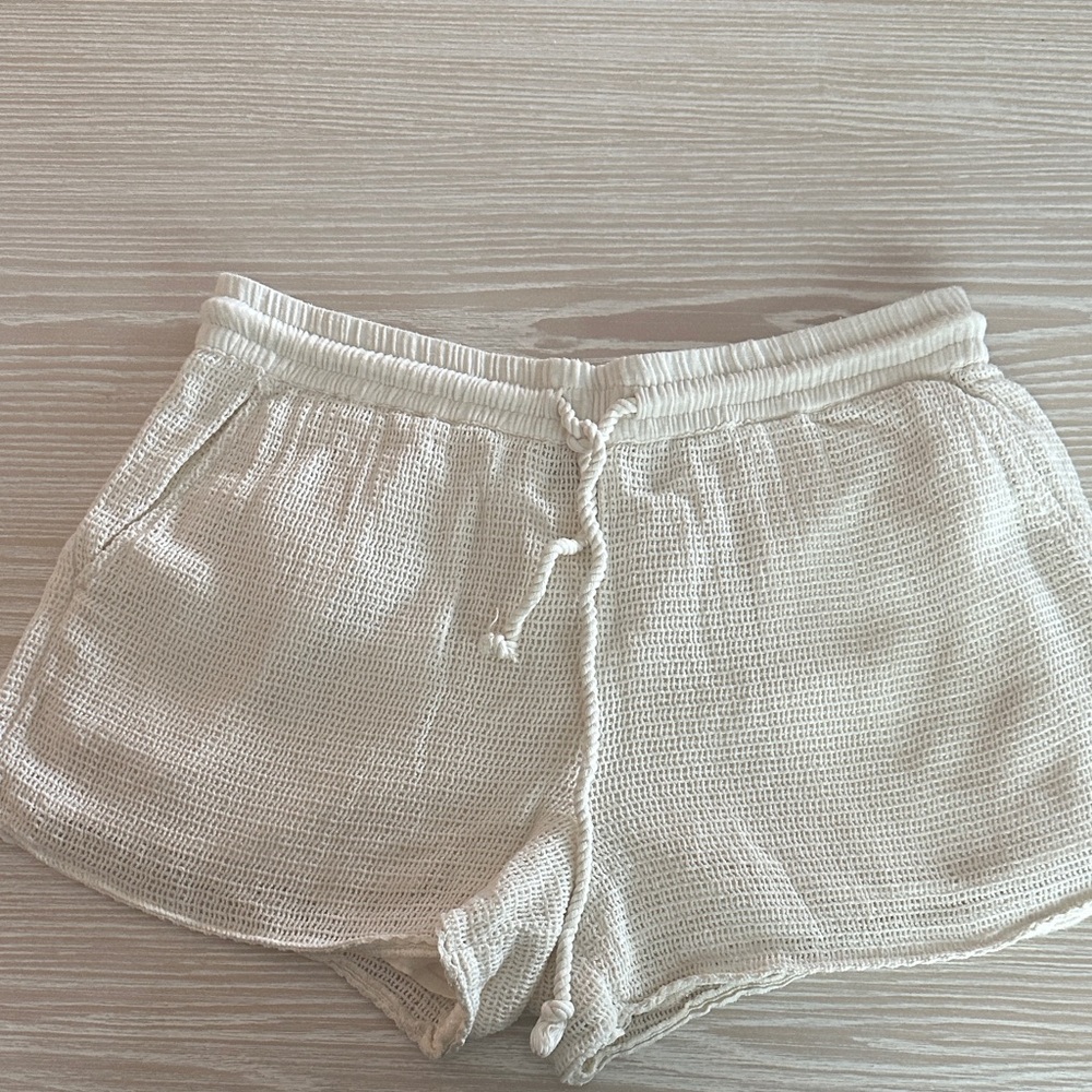 Aerie Cream Shorts